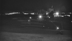 Horní část sjezdovky skiareálu Hlubočky