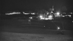 Horní část sjezdovky skiareálu Hlubočky