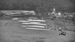 Horní část sjezdovky skiareálu Hlubočky