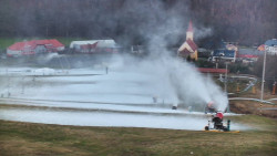 Horní část sjezdovky skiareálu Hlubočky