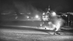 Horní část sjezdovky skiareálu Hlubočky