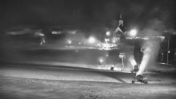 Horní část sjezdovky skiareálu Hlubočky