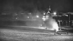 Horní část sjezdovky skiareálu Hlubočky