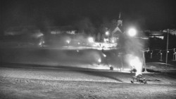 Horní část sjezdovky skiareálu Hlubočky