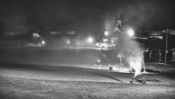 Horní část sjezdovky skiareálu Hlubočky