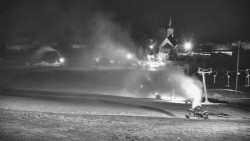 Horní část sjezdovky skiareálu Hlubočky