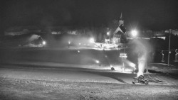 Horní část sjezdovky skiareálu Hlubočky