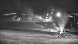 Horní část sjezdovky skiareálu Hlubočky