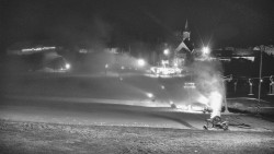 Horní část sjezdovky skiareálu Hlubočky