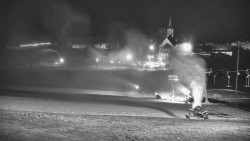 Horní část sjezdovky skiareálu Hlubočky