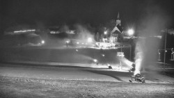 Horní část sjezdovky skiareálu Hlubočky