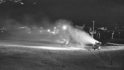 Horní část sjezdovky skiareálu Hlubočky