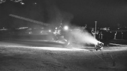 Horní část sjezdovky skiareálu Hlubočky