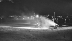 Horní část sjezdovky skiareálu Hlubočky