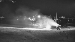 Horní část sjezdovky skiareálu Hlubočky