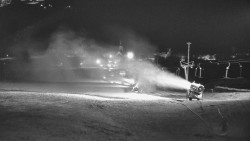 Horní část sjezdovky skiareálu Hlubočky