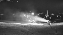 Horní část sjezdovky skiareálu Hlubočky