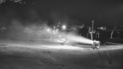 Horní část sjezdovky skiareálu Hlubočky