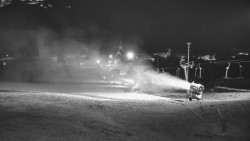 Horní část sjezdovky skiareálu Hlubočky