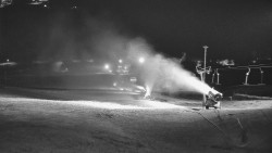 Horní část sjezdovky skiareálu Hlubočky