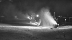 Horní část sjezdovky skiareálu Hlubočky