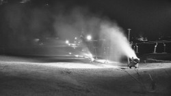 Horní část sjezdovky skiareálu Hlubočky