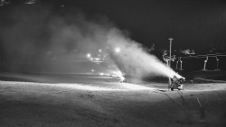 Horní část sjezdovky skiareálu Hlubočky