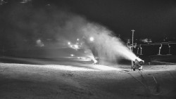 Horní část sjezdovky skiareálu Hlubočky