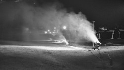 Horní část sjezdovky skiareálu Hlubočky