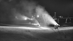 Horní část sjezdovky skiareálu Hlubočky