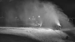 Horní část sjezdovky skiareálu Hlubočky