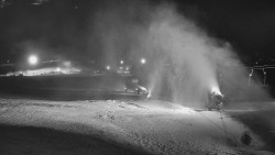 Horní část sjezdovky skiareálu Hlubočky