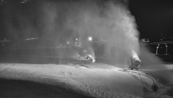 Horní část sjezdovky skiareálu Hlubočky