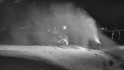 Horní část sjezdovky skiareálu Hlubočky