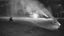 Horní část sjezdovky skiareálu Hlubočky