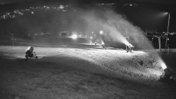 Horní část sjezdovky skiareálu Hlubočky