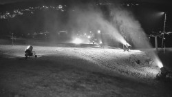 Horní část sjezdovky skiareálu Hlubočky