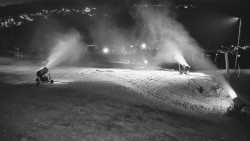 Horní část sjezdovky skiareálu Hlubočky