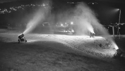 Horní část sjezdovky skiareálu Hlubočky