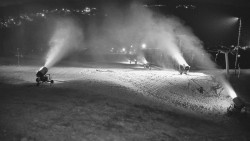 Horní část sjezdovky skiareálu Hlubočky