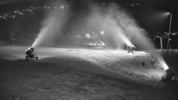 Horní část sjezdovky skiareálu Hlubočky