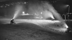 Horní část sjezdovky skiareálu Hlubočky