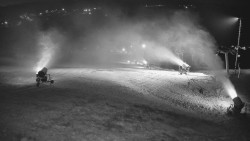 Horní část sjezdovky skiareálu Hlubočky