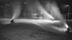 Horní část sjezdovky skiareálu Hlubočky