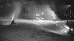 Horní část sjezdovky skiareálu Hlubočky