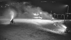 Horní část sjezdovky skiareálu Hlubočky