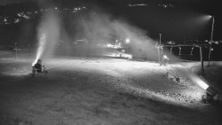 Horní část sjezdovky skiareálu Hlubočky