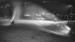 Horní část sjezdovky skiareálu Hlubočky