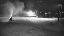 Horní část sjezdovky skiareálu Hlubočky