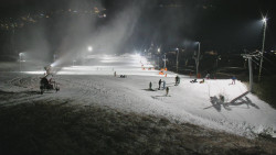 Horní část sjezdovky skiareálu Hlubočky